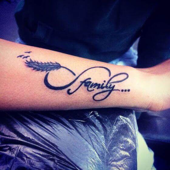 Infinity Family Tatto art