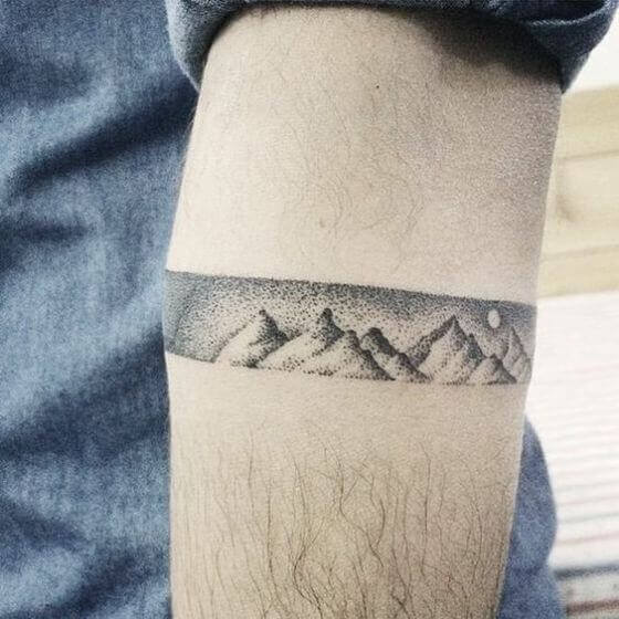 Mountain Band Tattoos