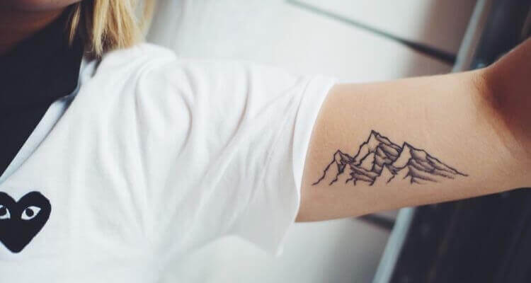 2. Small Mountain Tattoo - wide 5