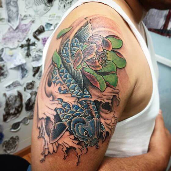 Dragon Koi Fish Tattoo 