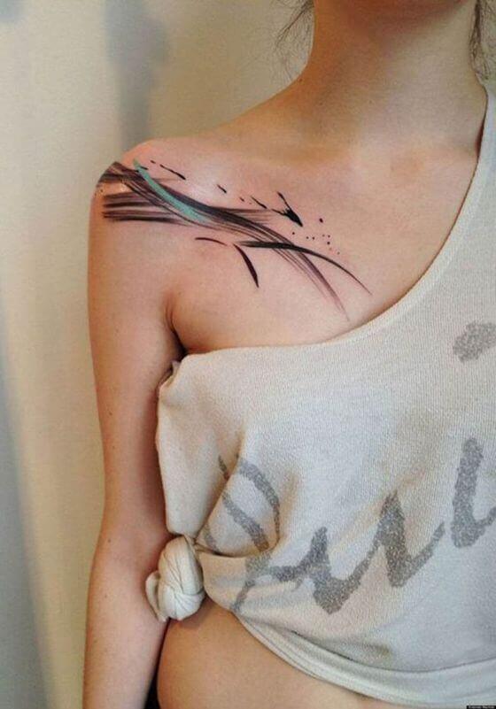 Abstract Color Tattoo Girl 63
