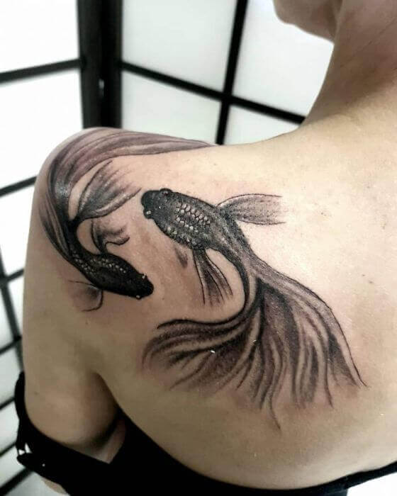 Shoulder Fish Tattoo designs
