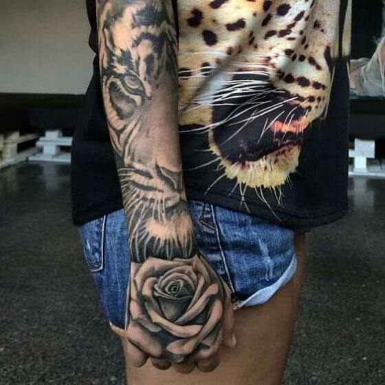 girl sleeve tattoo designs