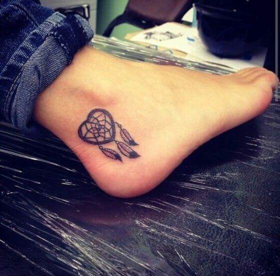 Best Dream Catcher Tattoo on ankle