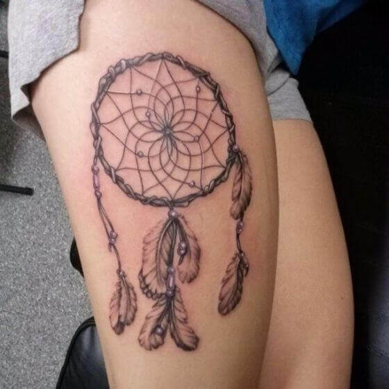 Branch Dream Catcher Tattoos