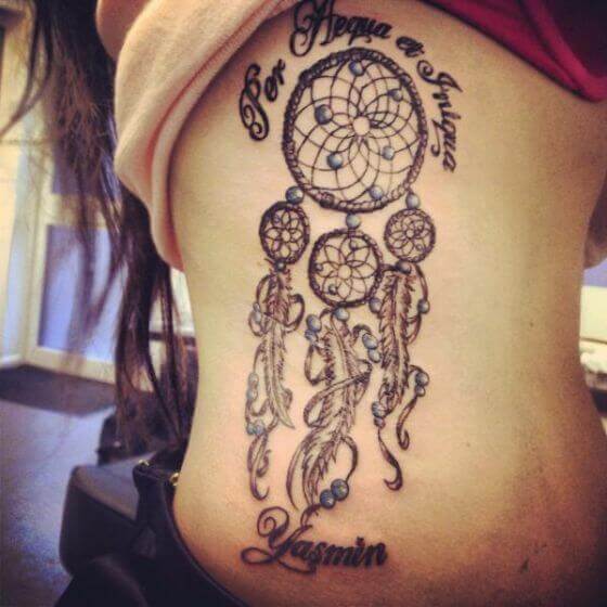 Dream Catcher Tattoo with Name 23