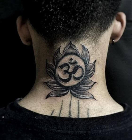 Hindu Lotus Flower Tattoo designs