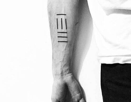 Small Line Hand Tattoo ideas For Men