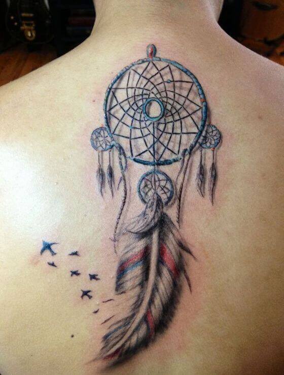 best Bird Dream Catcher Tattoo