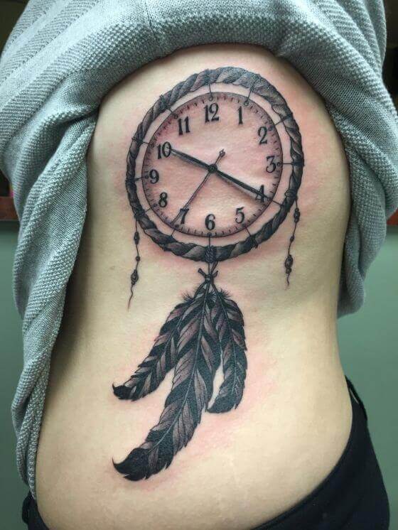 best Clock Dream Catcher Tattoo ideas
