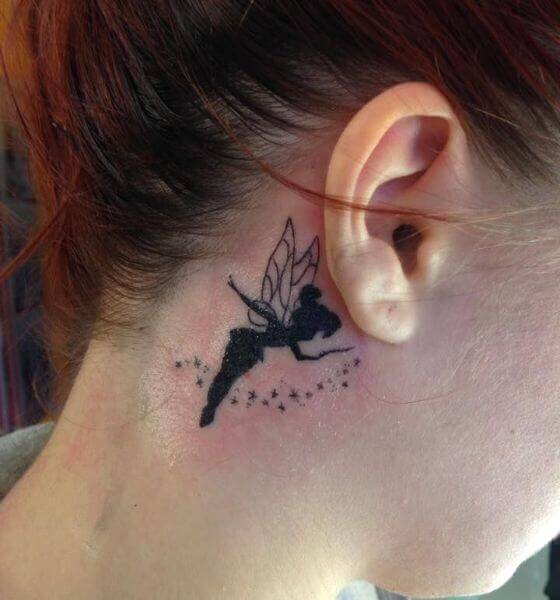 Cute and tiny Angel Tattoo