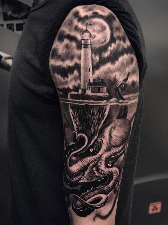 Black Octopus Tattoo ideas