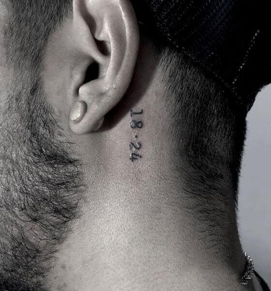 𝓑𝓵𝓮𝓼𝓼𝓮𝓭  Neck tattoo for guys Side neck tattoo Small neck tattoos