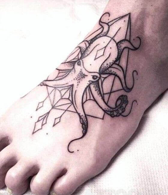 Octopus-Tattoo-On-Foot.