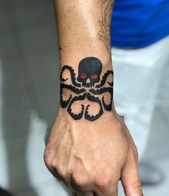 Octopus-Tattoo-On-Wrist