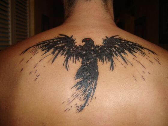 Abstract Eagle Tattoo