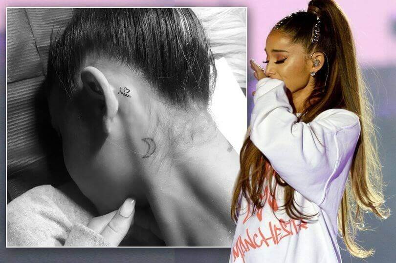 Ariana Grande GÇö Bee Tattoo