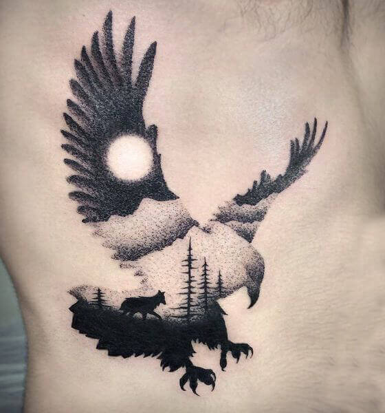 chest par eagle tattoo design  eagle tattoo design  YouTube