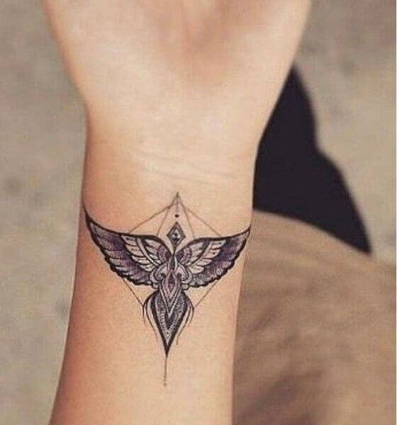 Eagle Tattoo on the wrist 