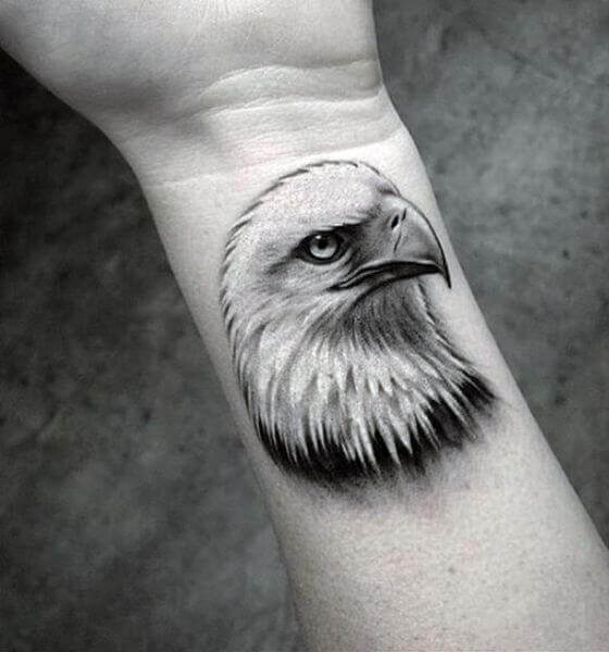 Eagle Tattoo on the wrist 