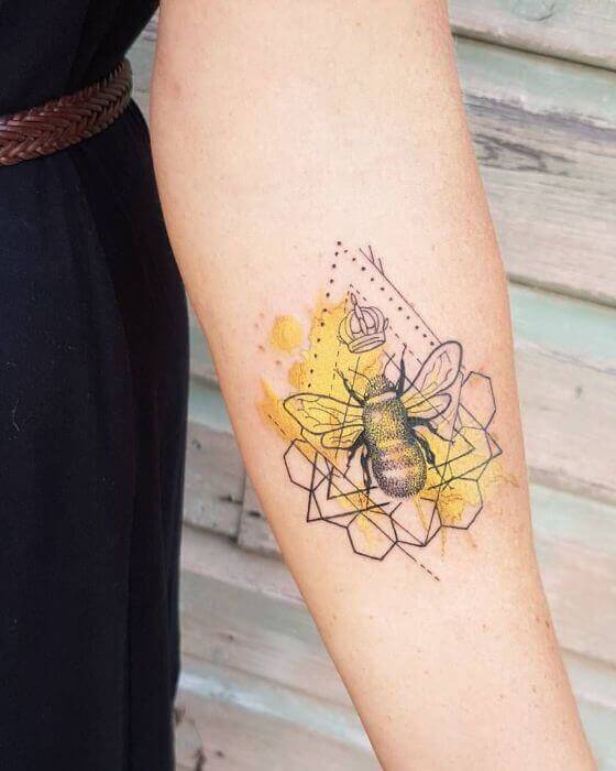 100 Beautiful Bee Tattoos Ideas Meaning Tattoo Me Now #40 100 Beautiful Bee Tattoos Ideas Meaning Tattoo Me Now