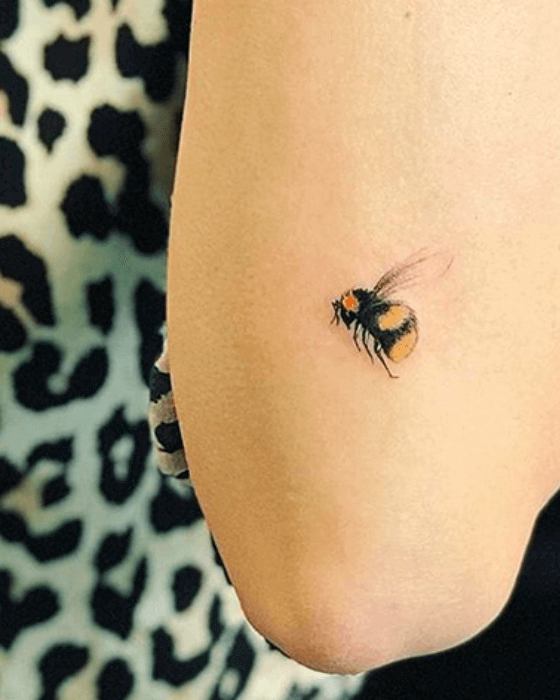 Small Honey Bee Tattoos