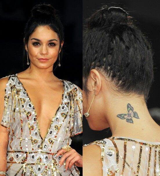 Vanessa Hudgens - Butterfly Tattoo