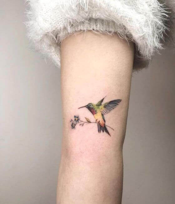 Bird Tattoo On Arm