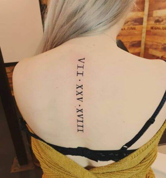 63 Lovely Roman Numeral Shoulder Tattoos