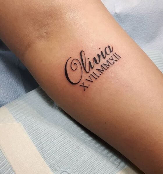 Olivia Name Tattoo Designs