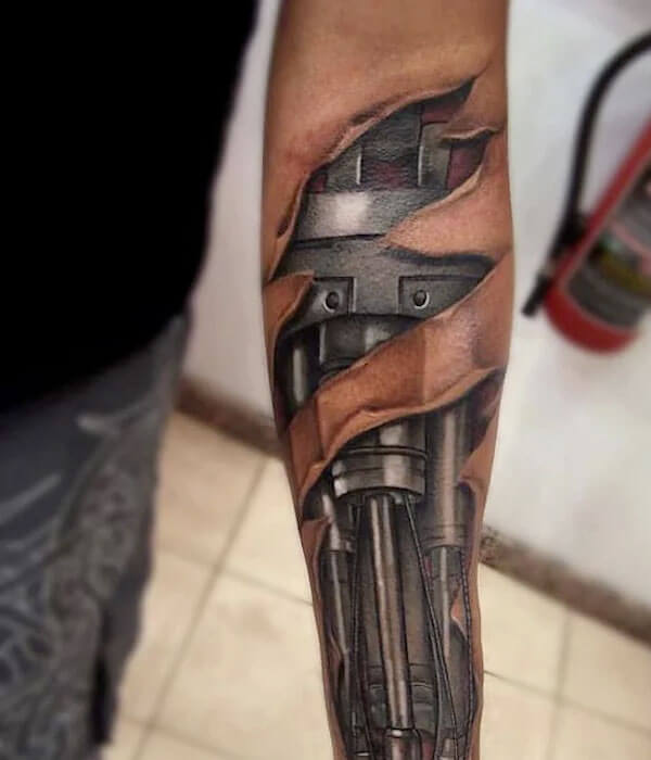 Biomechanical Tattoo Designs