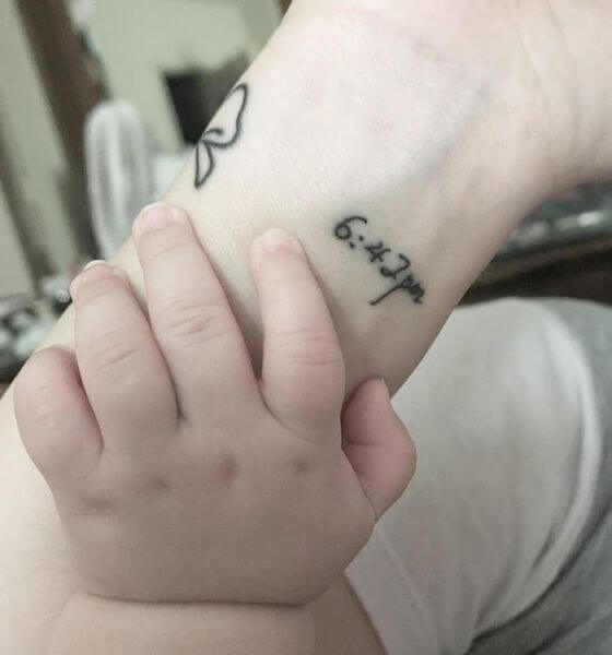 Birth Time Tattoo - Mom Tattoo Ideas