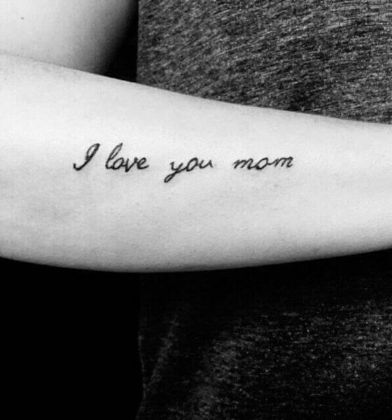 I Love You Mom Tattoo