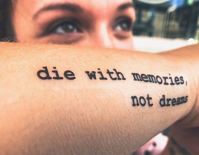 75 Best Short Tattoo Quotes For Girls  Boys  2020