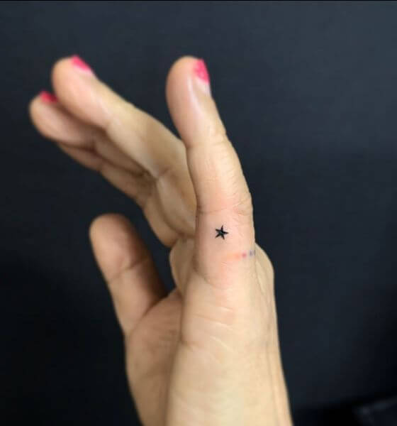 Star Finger Tattoo