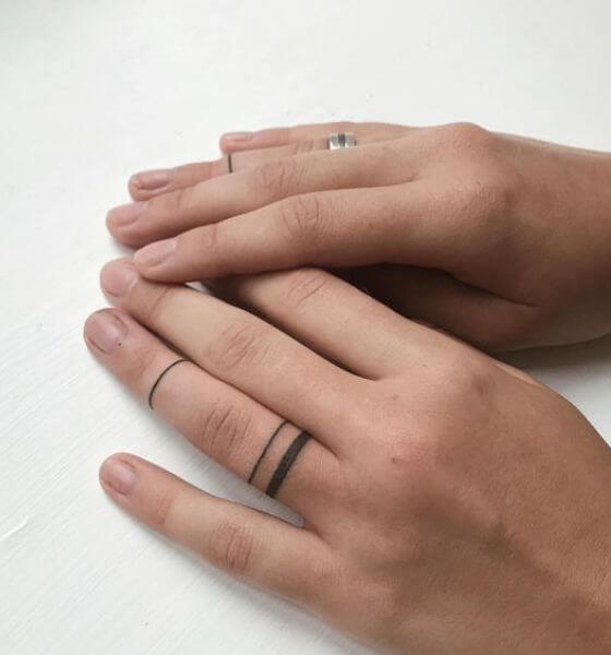 finger band tattoo ideas for women