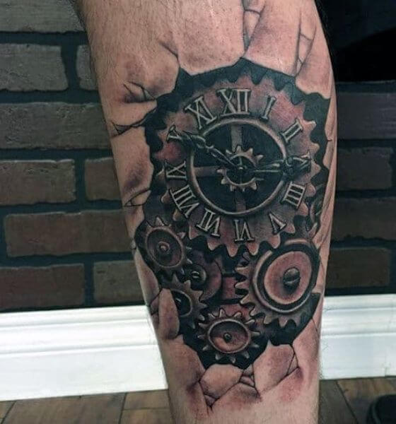 21 Gorgeous Clock Tattoo Ideas For Men  Styleoholic