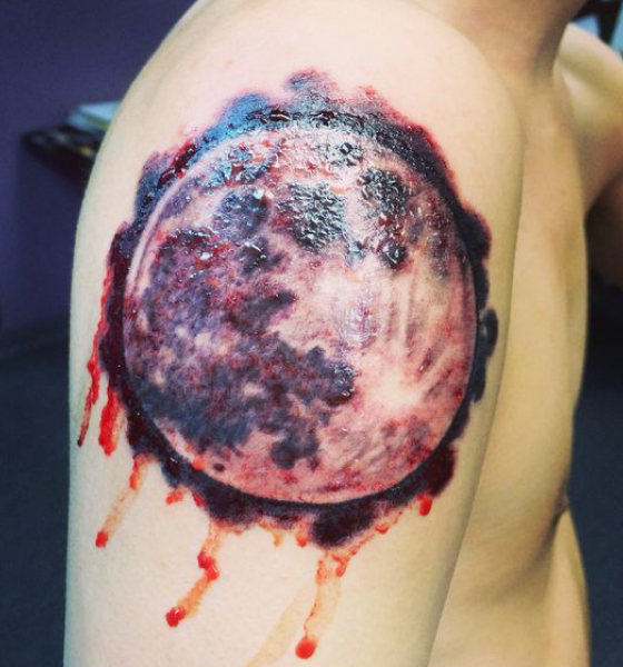 Blood Moon Tattoo