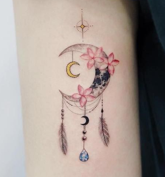 Crescent Moon Tattoo