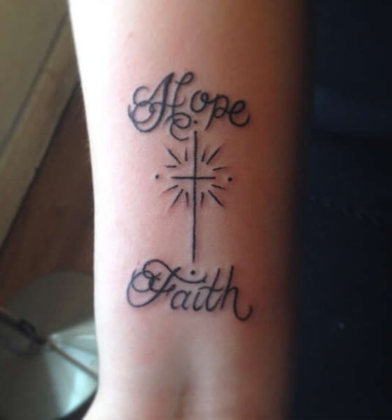 Hope faith tattoo designs
