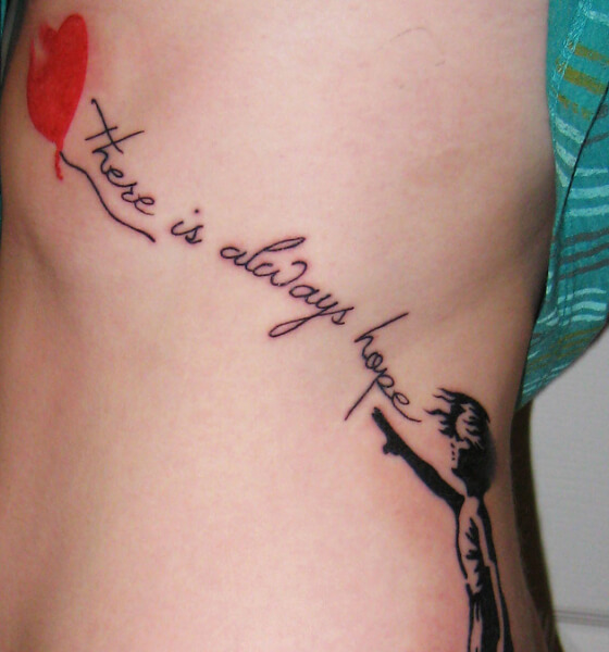 Hope quote tattoo designs