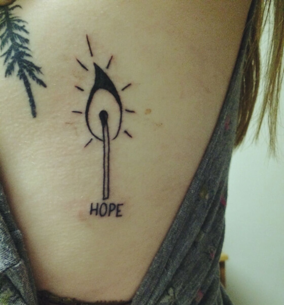 Hope tattoo design for women