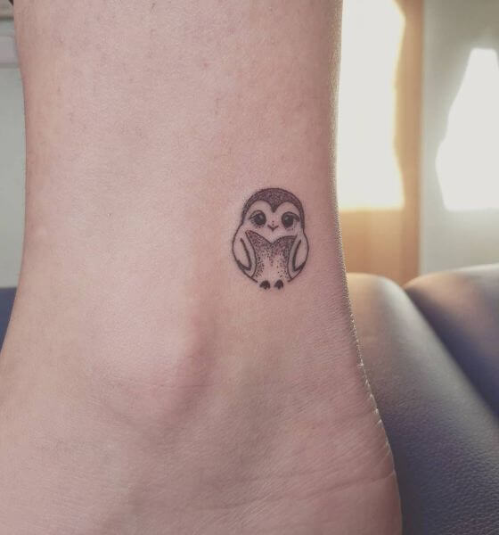 Small Owl Tattoo