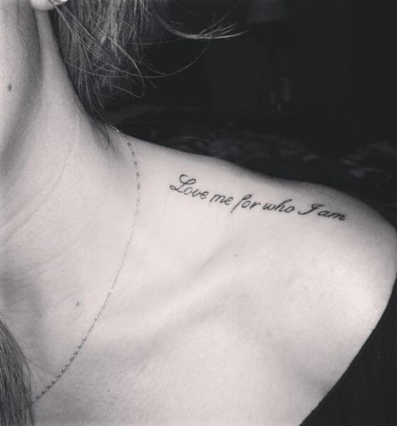 Lovely Quote Tattoo Ideas for Women