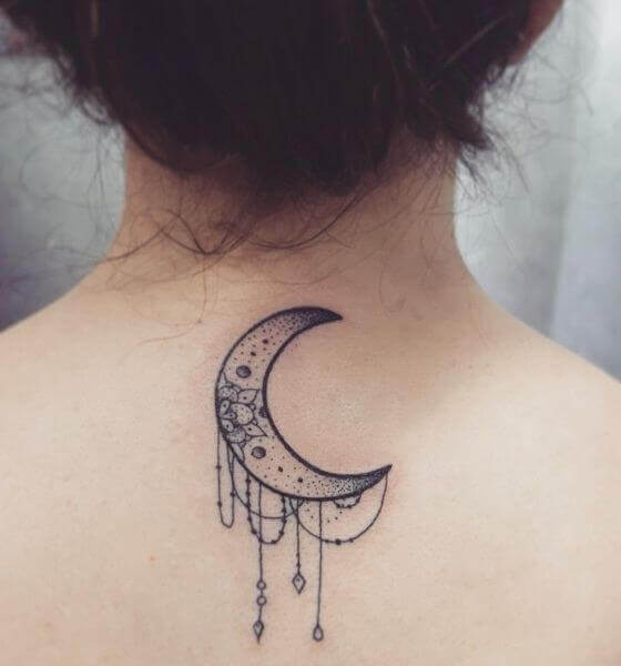 Best Mandala Moon Tattoo Designs