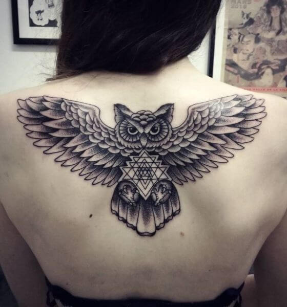 Most Popular Owl Tattoo Design
