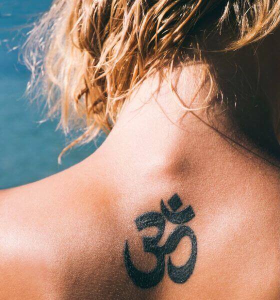 OM Faith Tattoo on Back