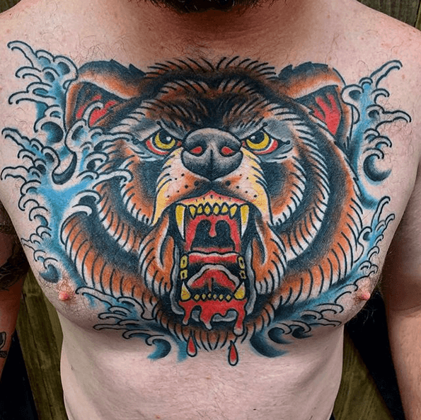 753 Bear Traditional Tattoo Images Stock Photos  Vectors  Shutterstock