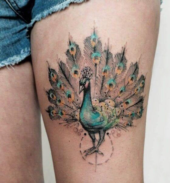 Best Peacock Tattoo Ideas for Women