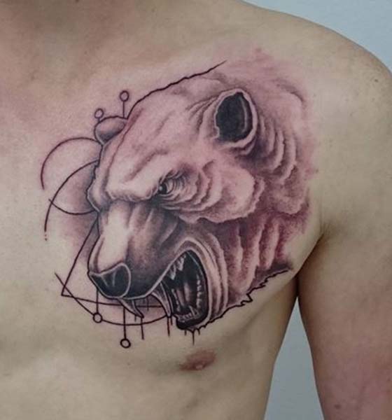 Top 15 Bear Chest Tattoo Designs  Ideas  PetPress